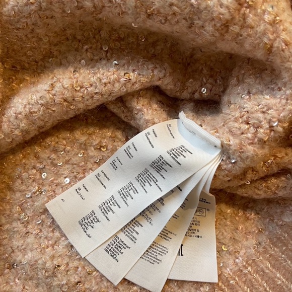 Maje DECORATIVE KNIT CARDIGAN Sz US8 - Picture 8 of 13